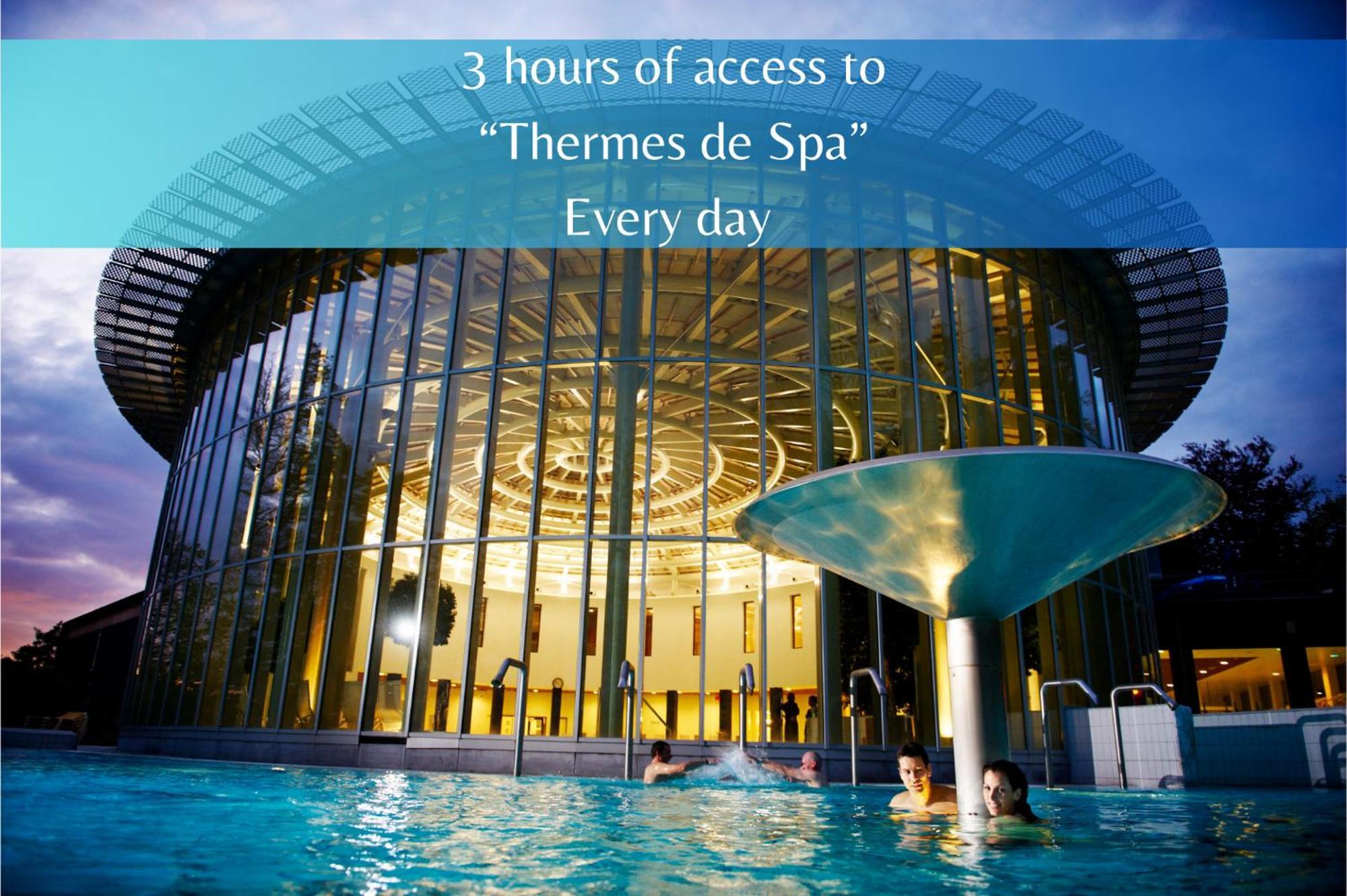 Les Thermes De Spa By La Cour De La Reine Hotel, Suites & Acces Gratuit Au Centre Thermal מראה חיצוני תמונה